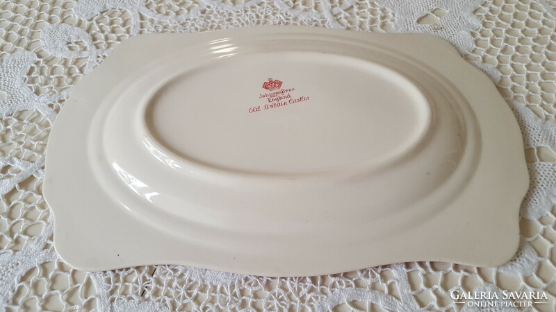Johnson bros England faience offering bowl, tray