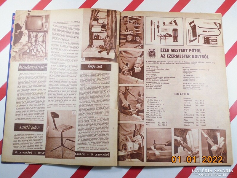 Old retro handyman hobby DIY magazine - 71/8 - August 1971 - for a birthday