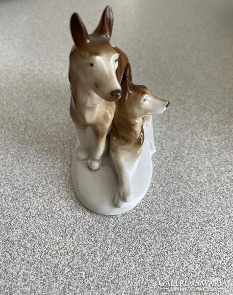 Porcelán kutya pár