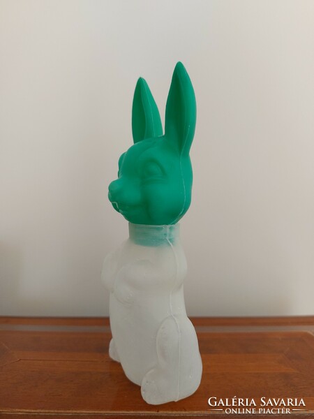 Retro Easter plastic candy bunny rabbit in drag