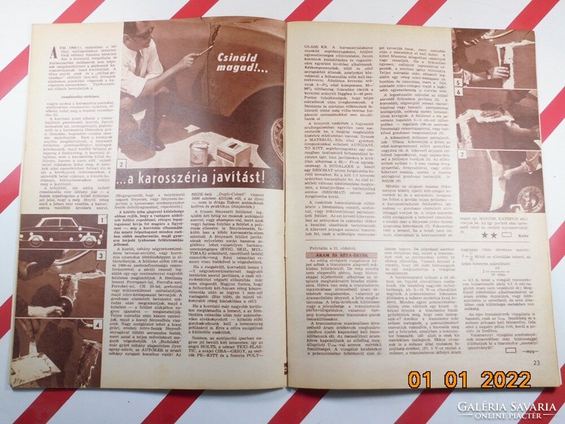 Régi retro Ezermester hobbi barkács újság - 72/3 - 1972 március - Születésnapra