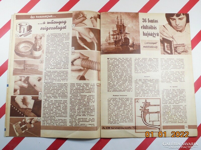 Old retro handyman hobby DIY newspaper - 75/12 - December 1975 - for a birthday
