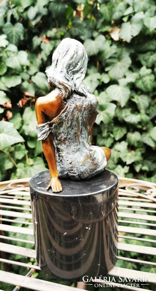 Female act - bronze sculpture