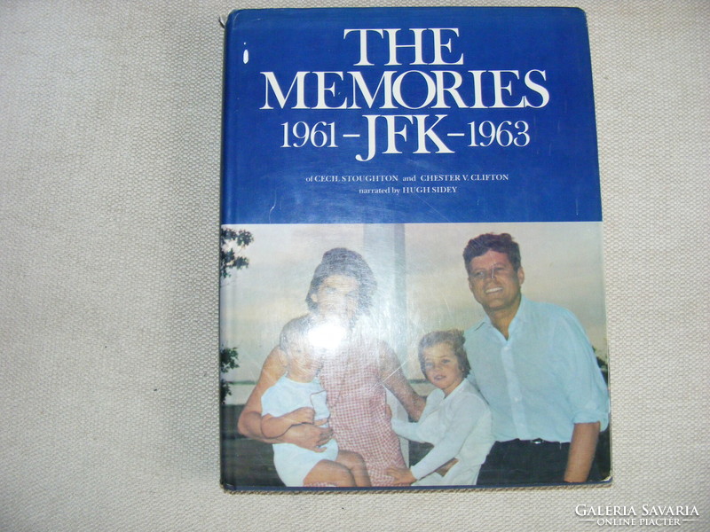 The Memories 1961-JFK-1963 életrajzi könyv, angolul Kennedy