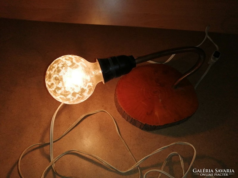 An interesting old hunter's house very rare incandescent wall lamp