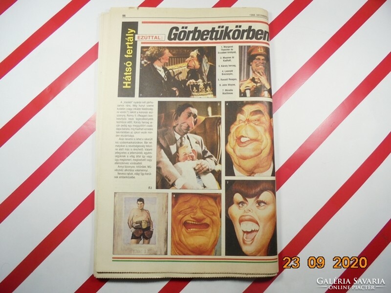 Régi retro újság - Reform - Független demokratikus magazin-1988 december 30. - Születésnapra ajándék