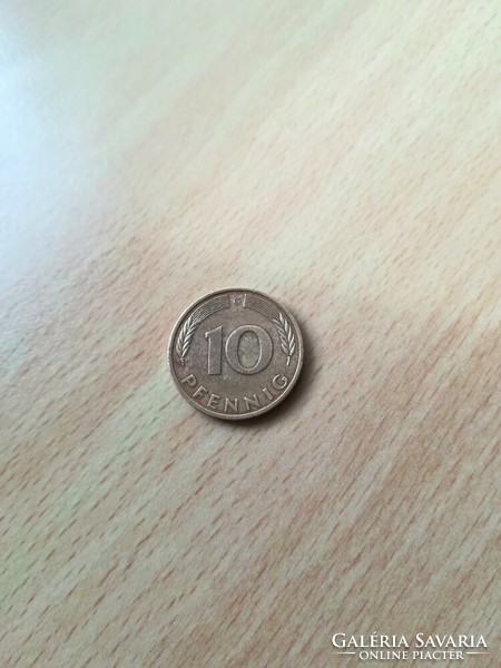 Németország 10 Pfennig 1977 G