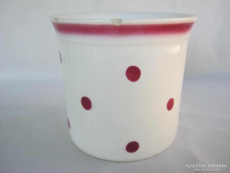 Granite ceramic polka dot 1 liter large mug