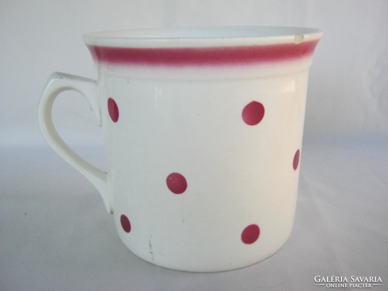 Granite ceramic polka dot 1 liter large mug