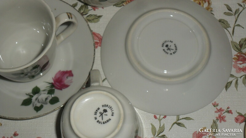 Bulgarian porcelain coffee set pieces for replacement.