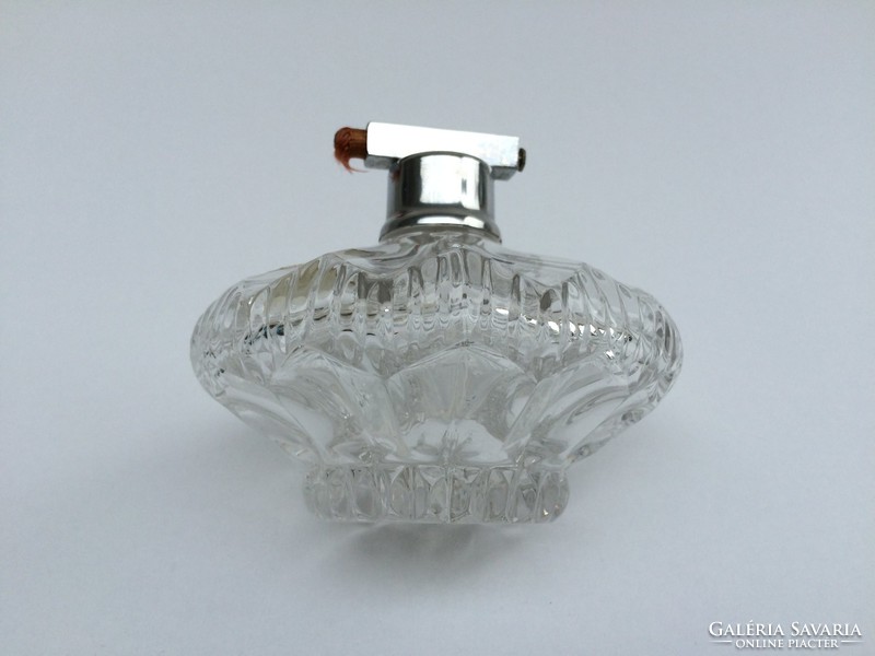 Old vintage crystal perfume bottle