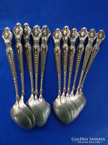 Vienna 1900 figured silver spoon