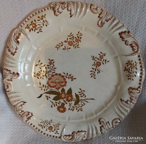 Ignác Fischer antique round large serving bowl specialty (1892-1906) 7 /11