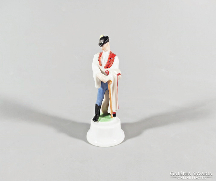 HERENDI, MAGYAR JUHÁSZ 10 CM., KÉZZEL FESTETT PORCELÁN FIGURA, HIBÁTLAN ! (I214)