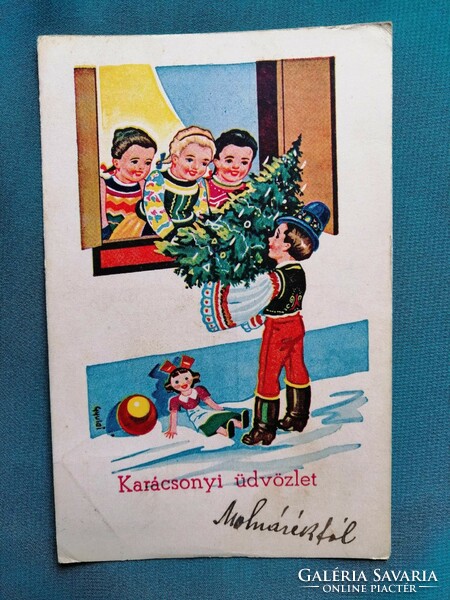 Cartoon Christmas card