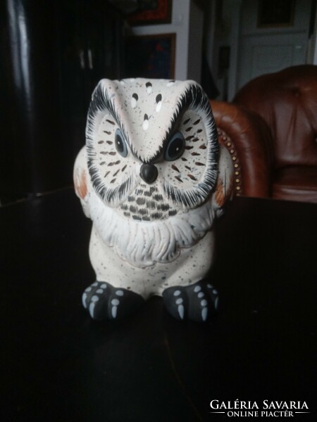 Snowy owl ceramic figure!