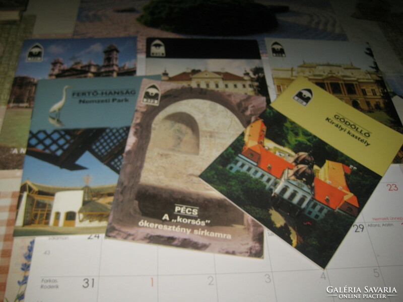 Landscapes - ages - museums. Small library, from a series, 6 informative booklets
