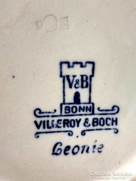 Ritka Villeroy & Boch- Bonn Leonie nagy mèretű teáskanna kb:1920
