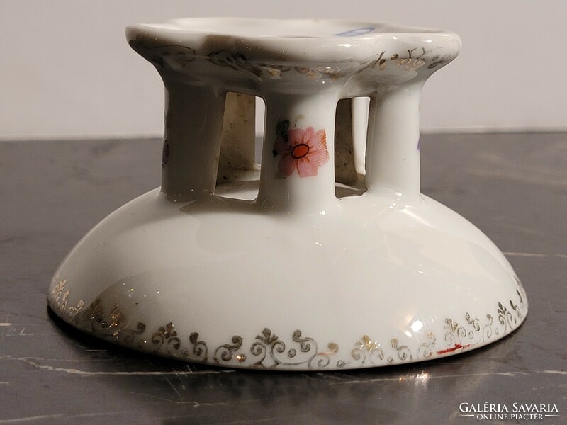 Antique Altwien porcelain bowl 8.5x4.5cm bowl decorative serving bowl with base