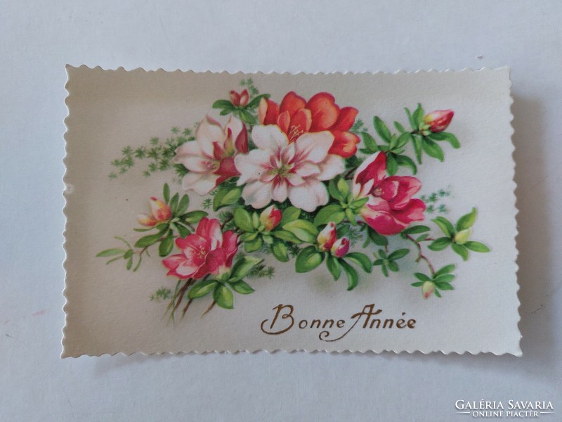 Old floral postcard postcard azalea