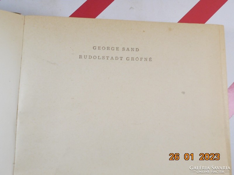 George Sand: Rudolstadt Grófné