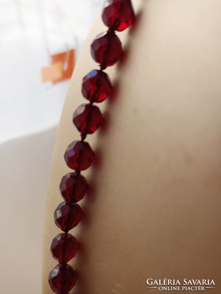 Beautiful antique garnet necklace