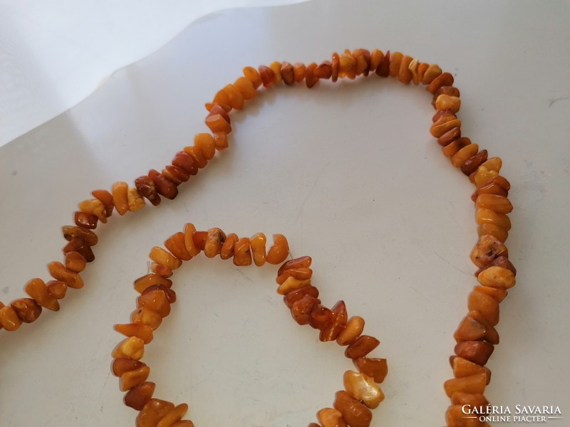 Amber necklaces and bracelet