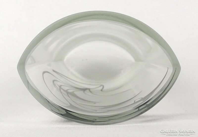 1M071 Kála díszes modern üveg váza 25 cm