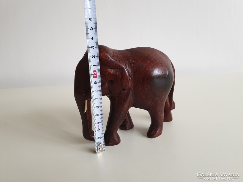 Elephant figurine with retro ornaments