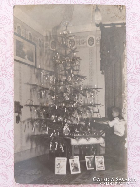 Old Christmas tree photo toys photo
