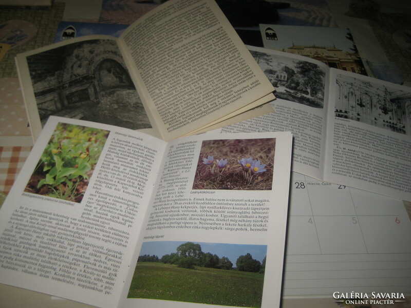 Landscapes - ages - museums. Small library, from a series, 6 informative booklets
