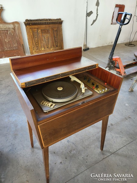 Antique record player