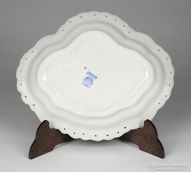 1M206 old carnation decorated aquincum porcelain bowl bowl decorative bowl 13.5 Cm