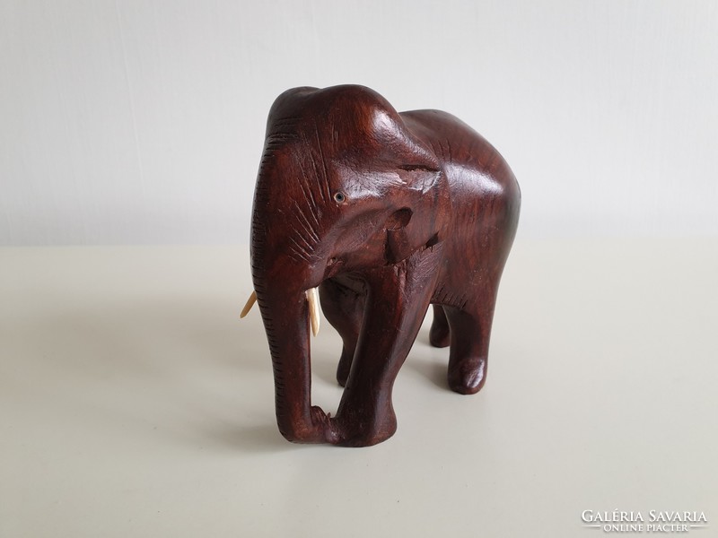 Elephant figurine with retro ornaments
