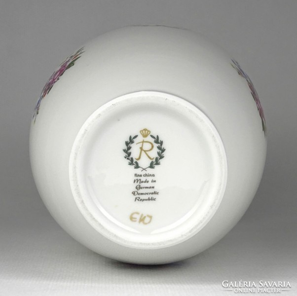 1M040 Jelzett német porcelán váza 18.5 cm