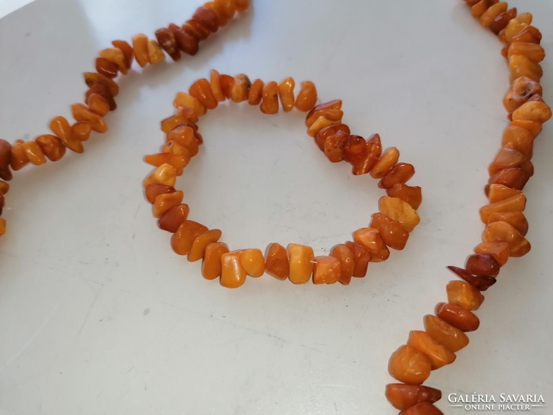 Amber necklaces and bracelet