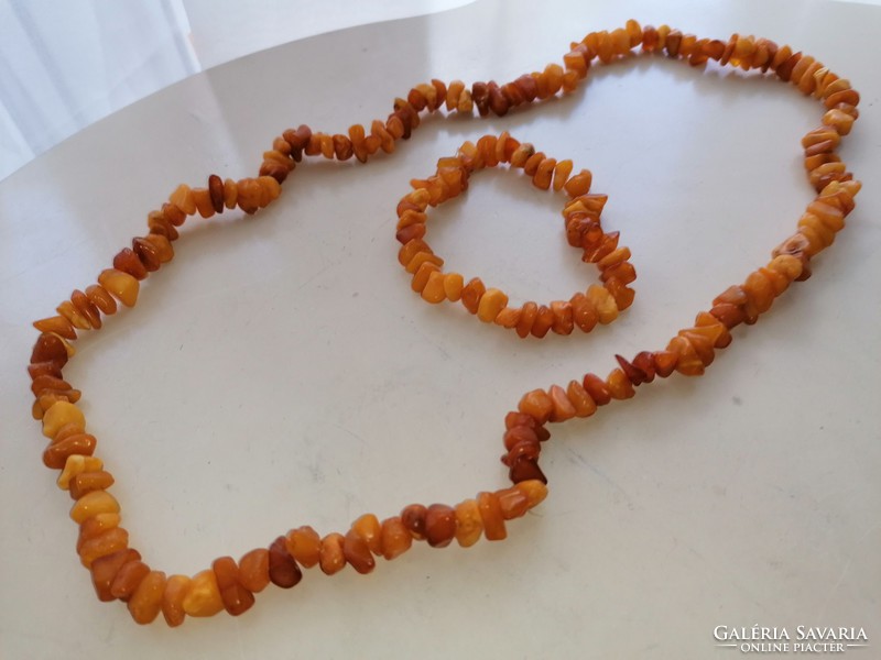 Amber necklaces and bracelet