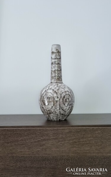 Modern style ceramic floor vase from Hódmezővásárhely - 40 cm