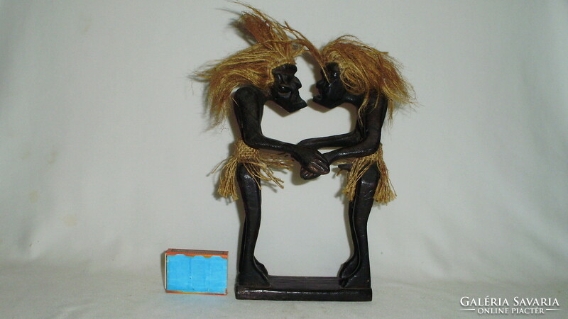 African wooden sculpture - man, woman