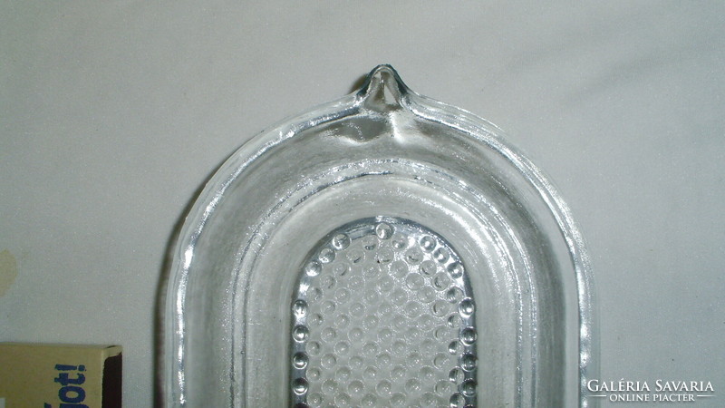 Old glass apple grater
