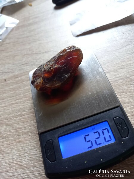 Blue amber from Indonesia 52 gr