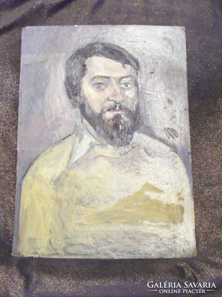 Férfi olaj portré, kép, festmény 68/50 cm