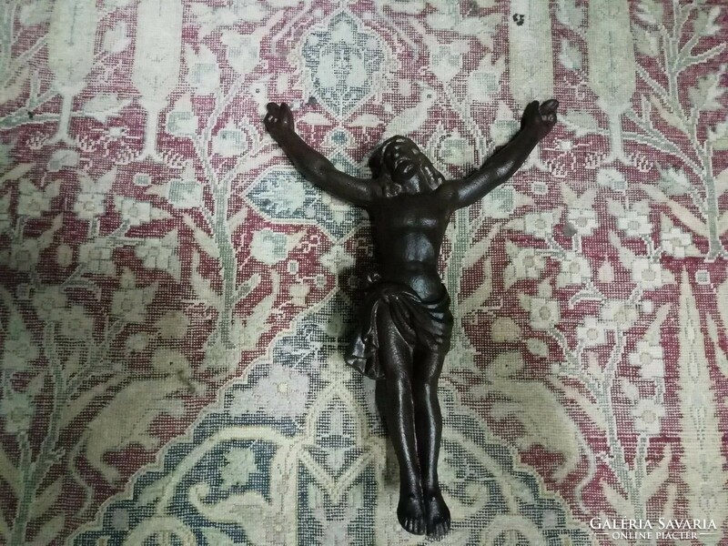 Corpus Christ, end of the 19th century, cast iron corpus, from a chapel, from a crucifix but still beautiful collectors