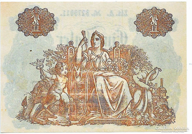Német államok 1 Szász tallér 1855 REPLIKA UNC