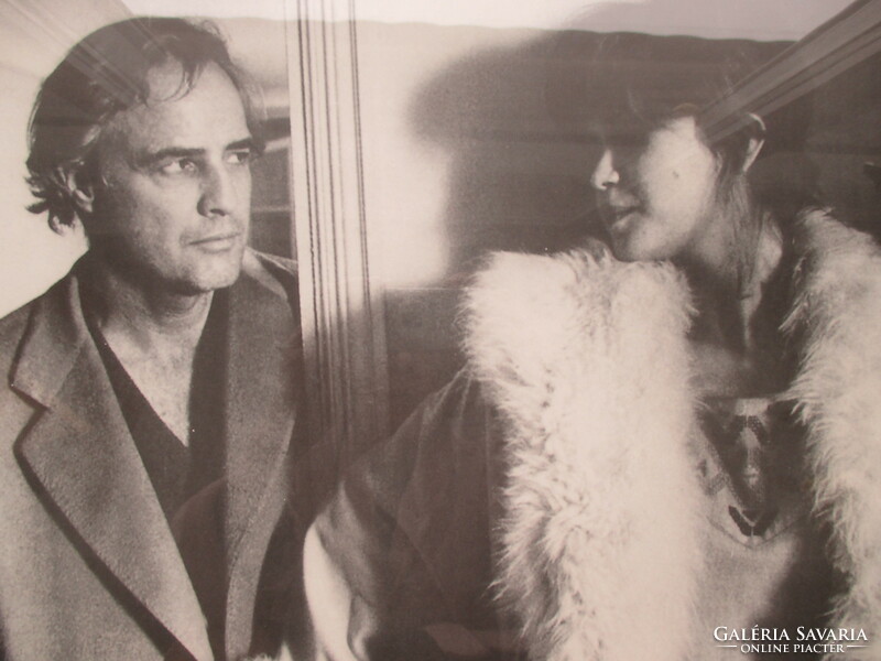 Last Tango in Paris, Marlon Brando, Maria Schneider: scene from the movie, large photo frame