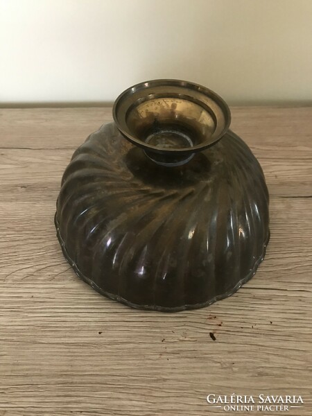 Copper fruit bowl