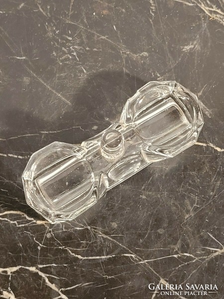 Table glass salt holder patent eng. 12.5 cm spice holder spicy