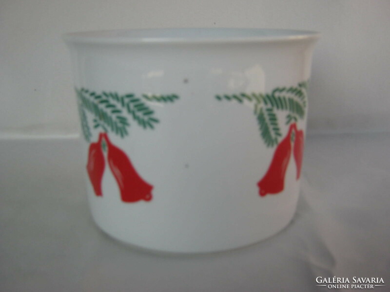 Zsolnay porcelán karácsonyi kaspó