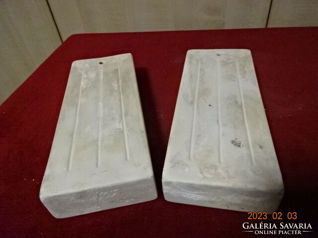 Glazed ceramic evaporator, can be installed on a radiator, two pieces. Jokai.