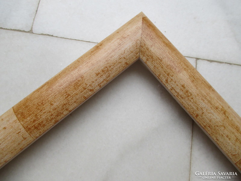 Nagyméretű bambuszhatású fa képkeretek újszerű, szerkezetileg stabil állapotban